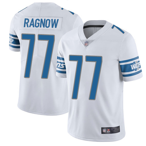 Detroit Lions Limited White Men Frank Ragnow Road Jersey NFL Football #77 Vapor Untouchable